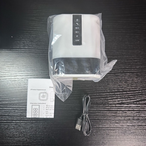 MUSKY Wireless Bluetooth Speaker NIGHT LIGHT AND ALARM CLOCK *NEW* - Picture 7 of 8